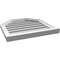 Ekena Millwork Octagonal Top Surface Mount PVC Gable Vent w/ 2"W x 2"P Brickmould Sill Frame, 22"W x 22"H GVPOT22X2203SF - alternate 4